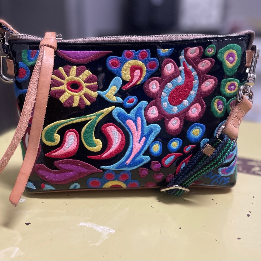 Mack Embroidered Midtown Crossbody